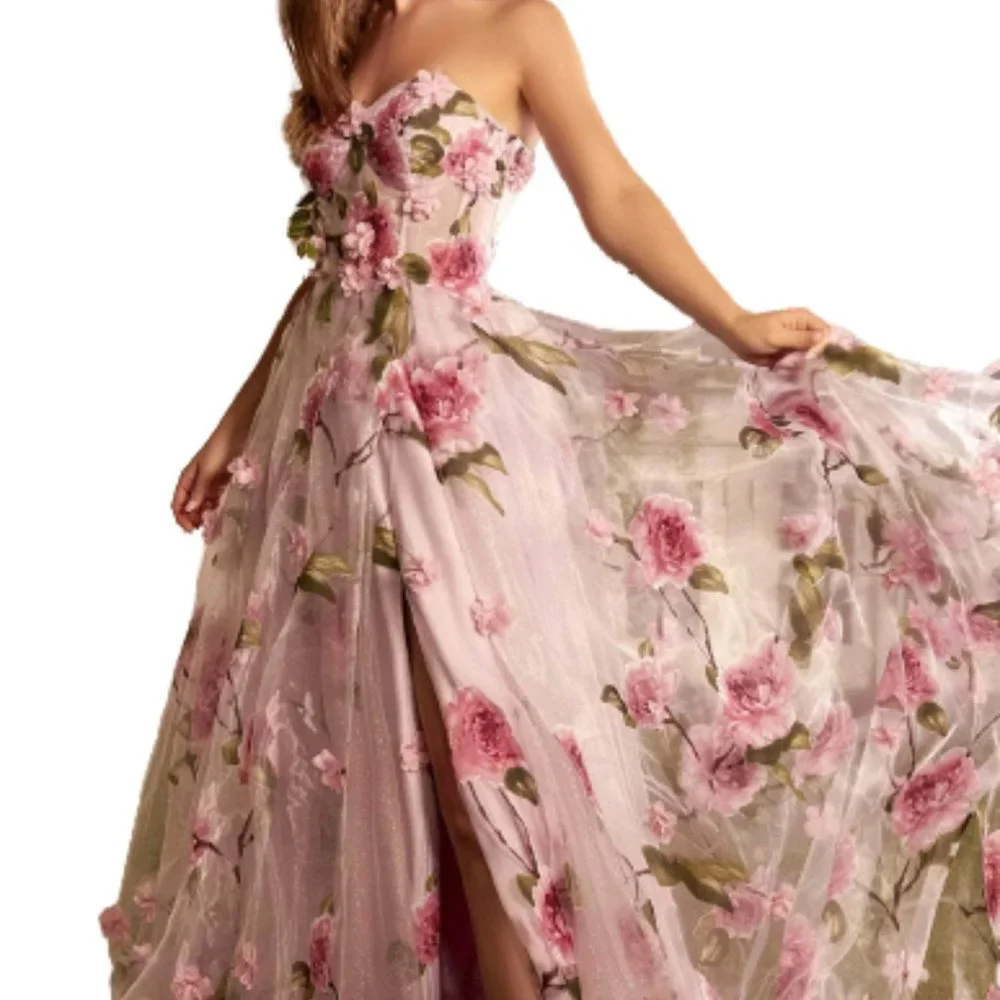 Andrea and Leo A1035 Prom Dress Multi Size 2